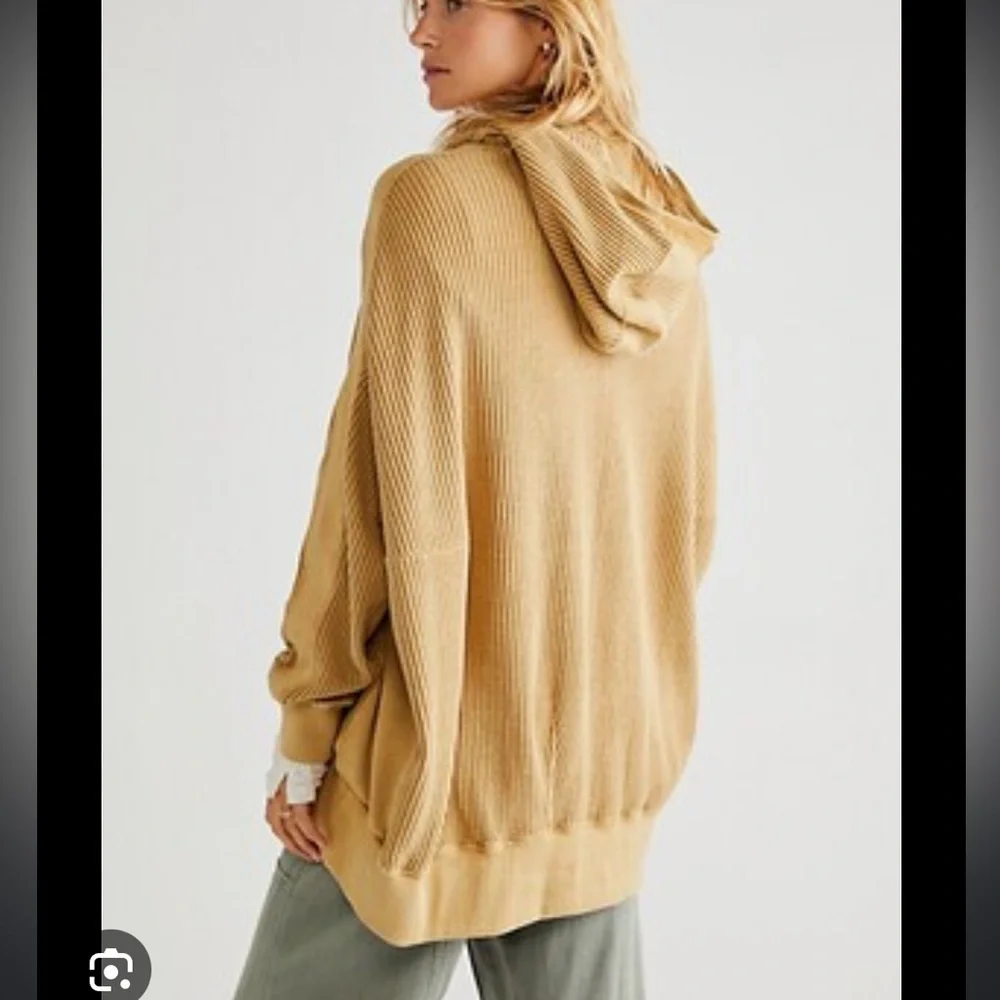NWT Free People FP One Ash Hoodie Sz Sm - Picture 3 of 9